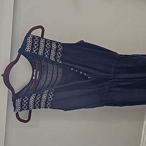 Anthropologie Lilka Danie Jumpsuit Blue